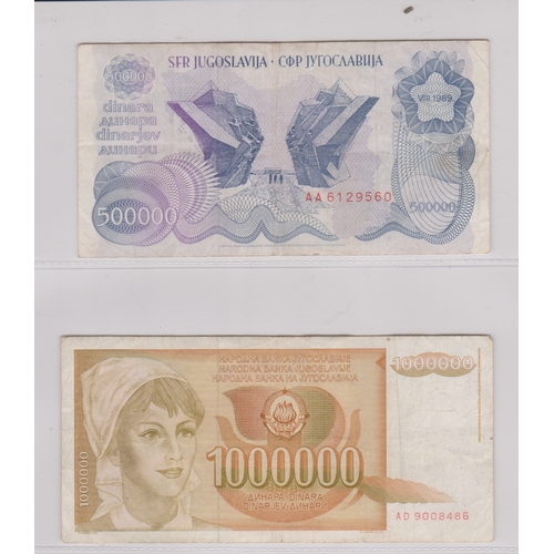 218 - Yugoslavia 1939-2001 - Good collection many later AUNC (87) with 1963, 5000 Dinara P76