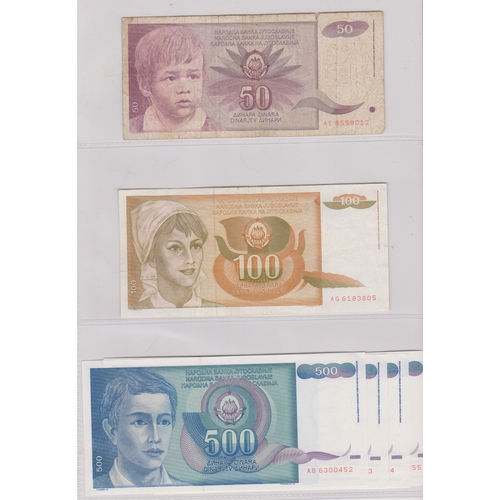 218 - Yugoslavia 1939-2001 - Good collection many later AUNC (87) with 1963, 5000 Dinara P76