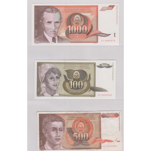 218 - Yugoslavia 1939-2001 - Good collection many later AUNC (87) with 1963, 5000 Dinara P76