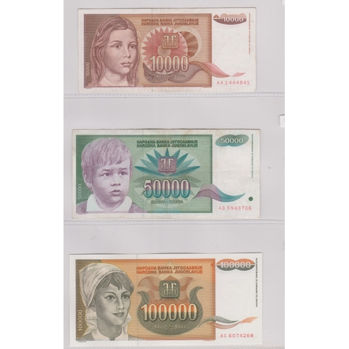 218 - Yugoslavia 1939-2001 - Good collection many later AUNC (87) with 1963, 5000 Dinara P76