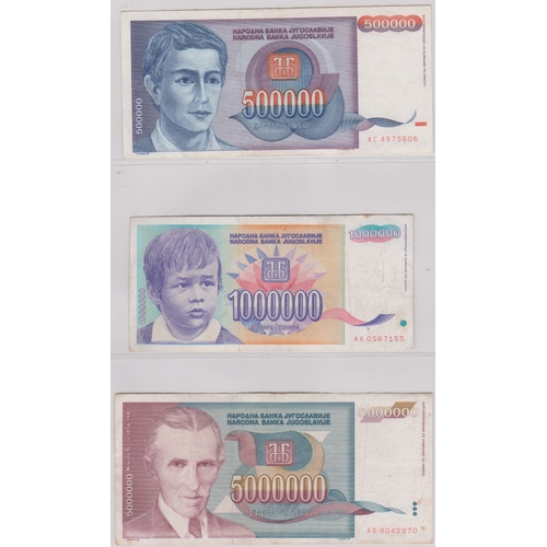 218 - Yugoslavia 1939-2001 - Good collection many later AUNC (87) with 1963, 5000 Dinara P76