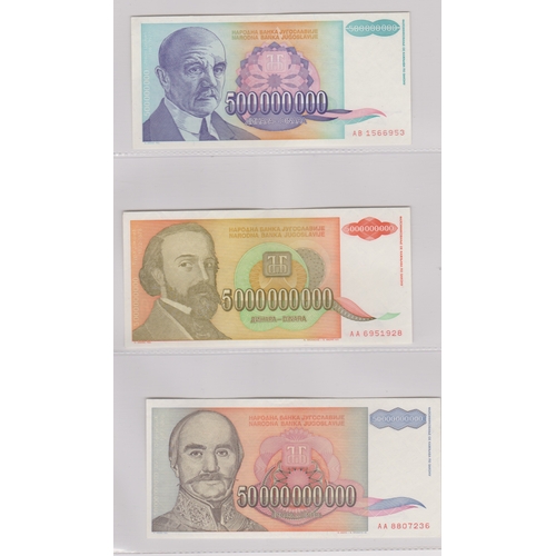 218 - Yugoslavia 1939-2001 - Good collection many later AUNC (87) with 1963, 5000 Dinara P76