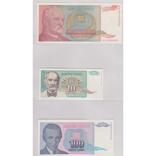 218 - Yugoslavia 1939-2001 - Good collection many later AUNC (87) with 1963, 5000 Dinara P76