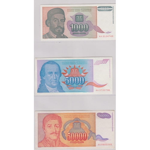 218 - Yugoslavia 1939-2001 - Good collection many later AUNC (87) with 1963, 5000 Dinara P76