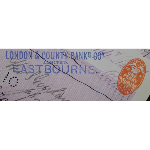 430 - London & County Banking Co, Ltd, Eastbourne, for (Eastbourne Royal Sanitary Steam Laundry Company Lt... 
