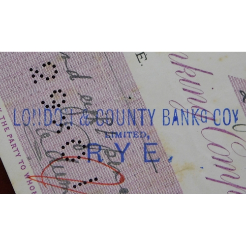 440 - London & County Banking Co Ltd, Rye, used order RO 19.9.05 printer Charles Skipper & East