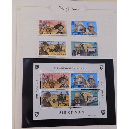 501 - Isle of Man 1958-1980 Favourite Philatelic Album with m/m and used and u/m miniature sheets