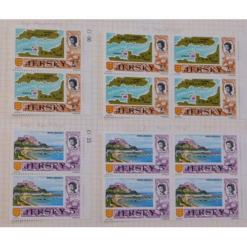 503 - Channel Islands - Jersey 1958-1995 Favourite Philatelic Album with m/m and commemorative sets