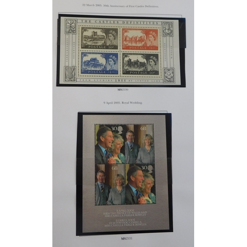 504 - Great Britain 2005-2008 Stanley Gibbons album with u/m collection plus Stanley Gibbons album, with f... 