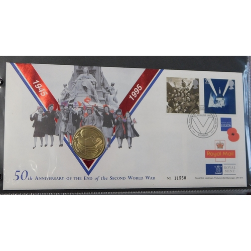 545 - Great Britain 2001-2005 FDC album with (50+) covers neatly addressed to same destination