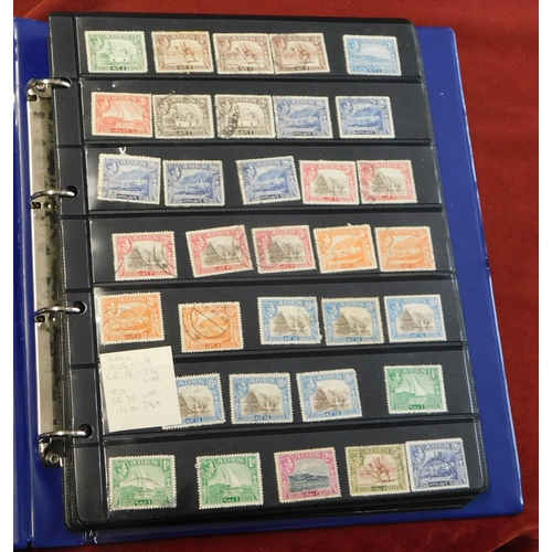555 - British Commonwealth King George VI album of m/m and used, with some duplication (100's). Countries ... 