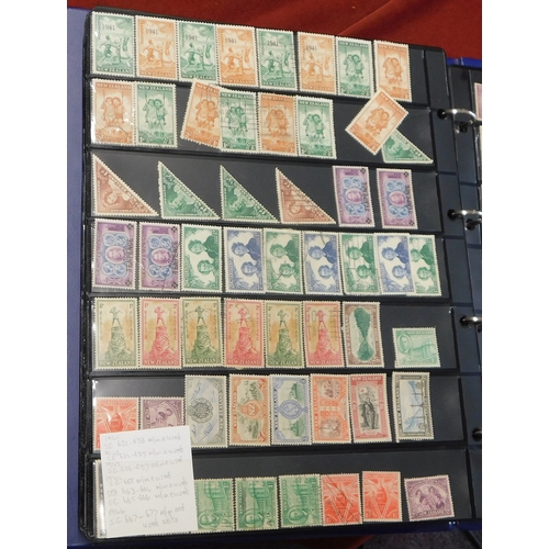 555 - British Commonwealth King George VI album of m/m and used, with some duplication (100's). Countries ... 