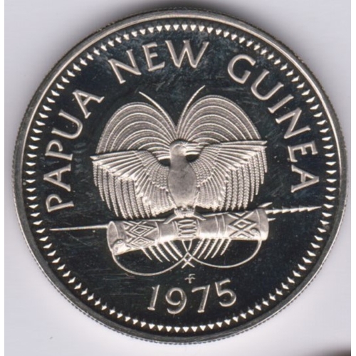 69 - Papua New Guinea 1975 Proof coins, 1Toea, 2T, 5T, 10T, 20T and Kina (6)