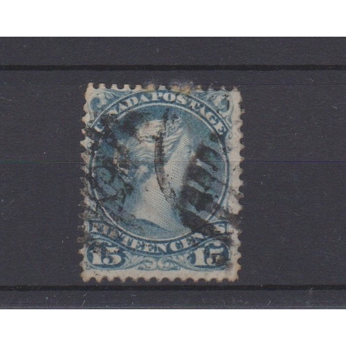 757 - Canada 1887 15c Slatey blue. Sg 69 G/F.U