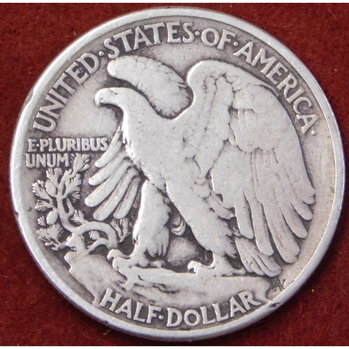 80 - USA 1943 and 1945 Half Dollars, 1959 Quarter etc (6)