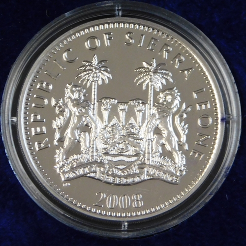 170 - 2008 King George VI silver proof crown with Ruby coin, London mint box and certificate