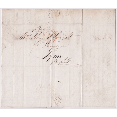 585 - Great Britain 1840-1851 Postal/Social History group of 20 Els in the form of invoices sent to Plowri... 