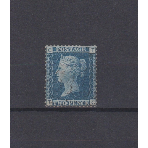 589 - Great Britain 1854-1857 Queen Victoria SG 35 fine used 2d blue, plate 6. Cat value £70