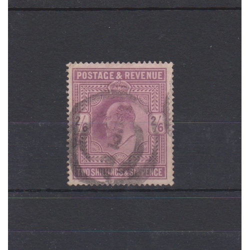 609 - Great Britain 1911-13 Edward VII SG 316 2s6d used dull reddish purple. Cat value £180