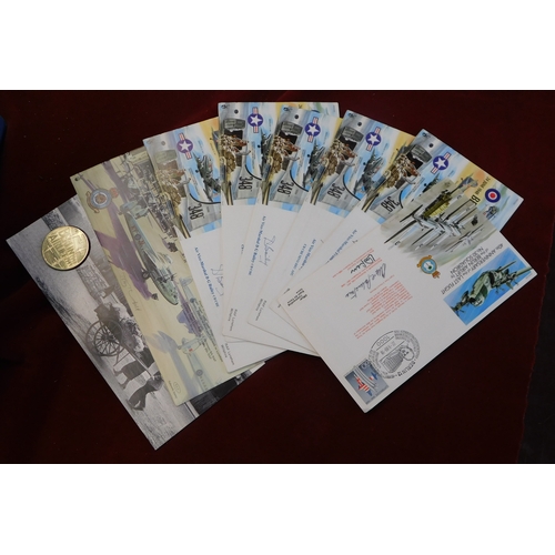 656 - Great Britain 1989-2004 Group of 8 Berlin airlift anniversary covers all flown and most signed. All ... 