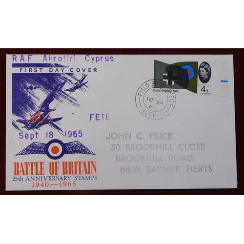 672 - Great Britain Postal History 1965-1980 group of 10 covers with RAF Akrotiri Cyprus as theme. Most ar... 