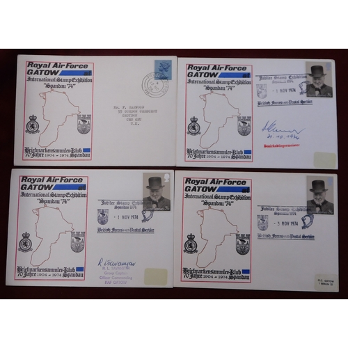 677 - Great Britain Postal History BFPO group of (12) RAF Germany Philatelic Club items, many with cachet ... 