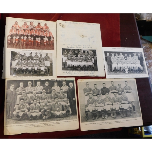 15 - Blackpool v Manchester United 1948 FA Cup Final. A magnificent selection of ephemera from the 1948 F... 