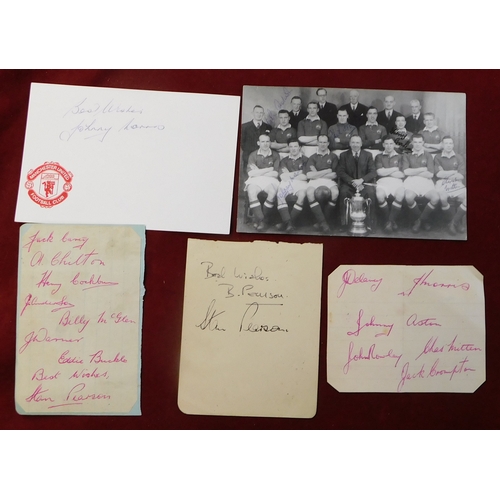 15 - Blackpool v Manchester United 1948 FA Cup Final. A magnificent selection of ephemera from the 1948 F... 