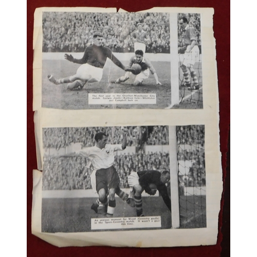 15 - Blackpool v Manchester United 1948 FA Cup Final. A magnificent selection of ephemera from the 1948 F... 