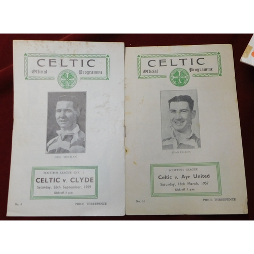 179 - A collection of 25 Scottish programmes almost all from 1950s. East Fife v Motherwell SLC Semi Final ... 