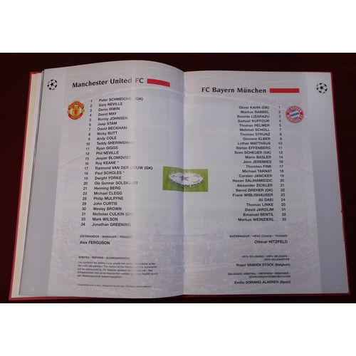 20 - Bound programme for the Manchester United v Bayern Munich Champions League Final in Barcelona 26th M... 