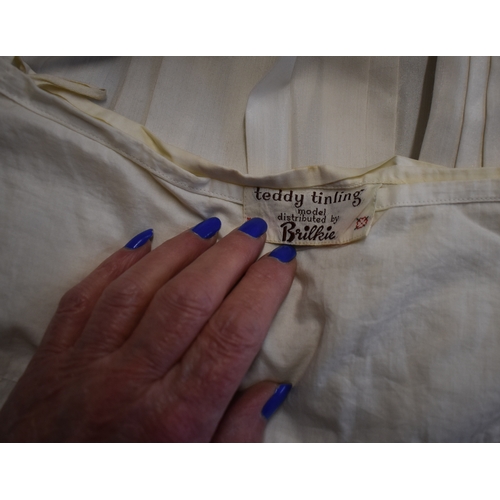 200 - Tennis 1930s Teddy Tinling Tennis Skirt with Teddy Tinling Labelled Underskirt-size 14, very fine co... 