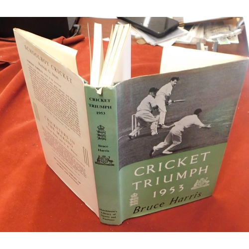 214 - Cricket Books - The Australians, a range of five hard back books in very fine condition 1902 Austral... 