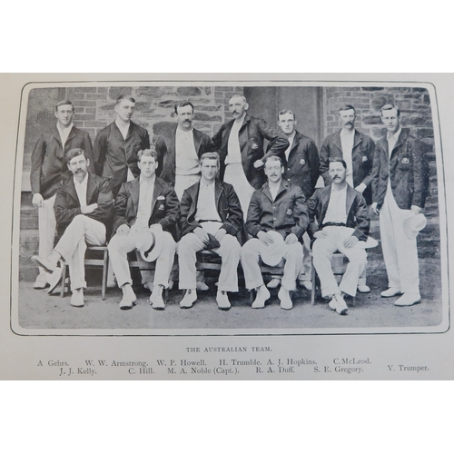 217 - Cricket - Warner P.F. 'How we recovered the Ashes', 1904, first edition, ex libris Sir Thomas Gooch,... 