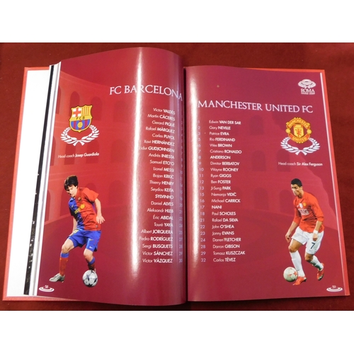 22 - Bound programme for the Manchester United v Barcelona Champions League Final in Rome 27th May 2009. ... 