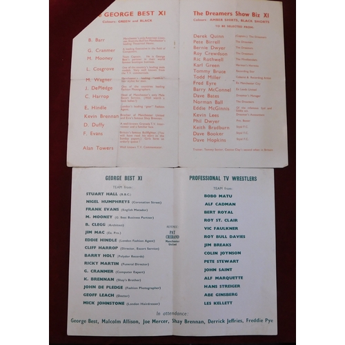 23 - A collection of 35 programmes with George Best playing for teams other than Manchester United to inc... 