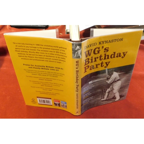 233 - Books (6) includes W.G's Birthday Party, A History of Cricket in 100 Objects, The Authors XI A seaso... 