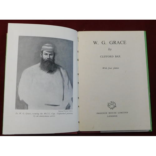 234 - Books (7) Cricketing Lives includes Maurice Tate, Plum Warner,  Len Hutton, C.B. Fry, Don Bradman, F... 