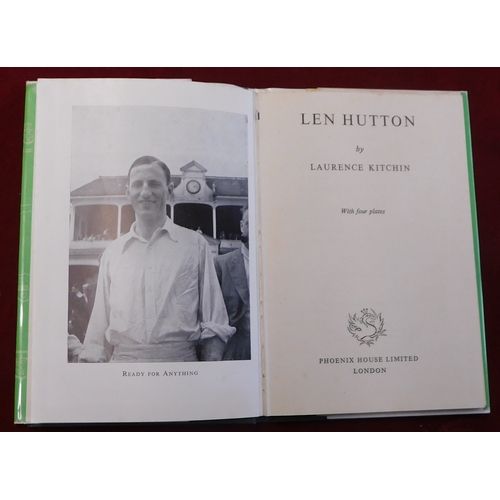 234 - Books (7) Cricketing Lives includes Maurice Tate, Plum Warner,  Len Hutton, C.B. Fry, Don Bradman, F... 