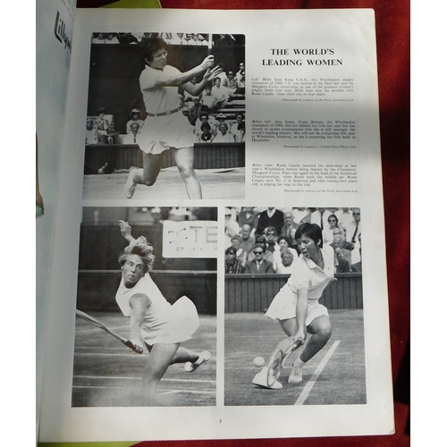 245 - Lawn Tennis (6) Lawn Tennis Championship Programmes dated  1968 to 1970 all in good condition