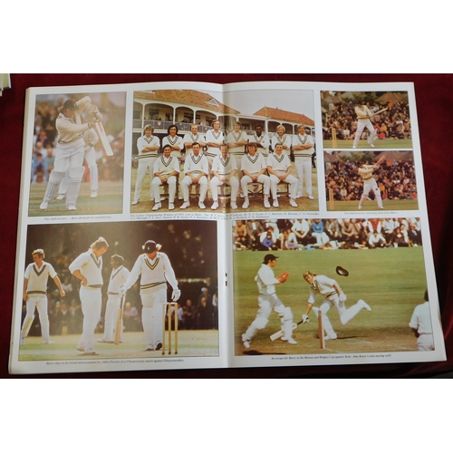 247 - Benefit Programmes (10) Brian Statham's, David Gower, Trevor Jesty, Barry Richards, David Turner,  M... 