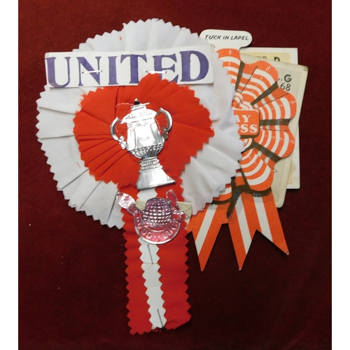 25 - FA Cup Final Bolton v Manchester United 1958 - a collection of ephemera from the Final just 3 months... 