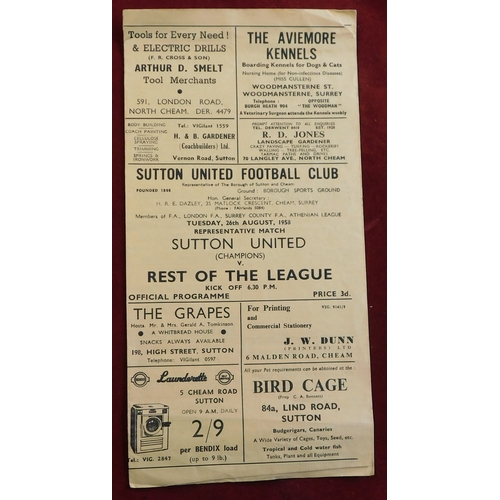 253 - A collection of (17) Non League programmes from seasons 1957/58 (9), 1958/59 (2), 1961/62 (2) (inclu... 