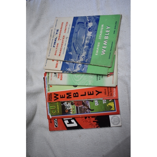 262 - A collection of 11 FA Cup Final programmes plus the 1963 Scottish Cup Final Rangers v Celtic. FA Cup... 