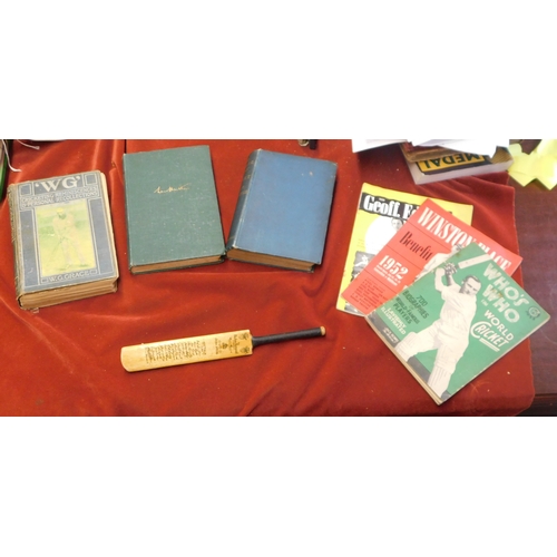 268 - A collection of 6 very fine cricket books and publications. Books are 