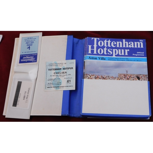 286 - A complete collection of 28 Tottenham home programmes from the 1978/79 season to include  all League... 