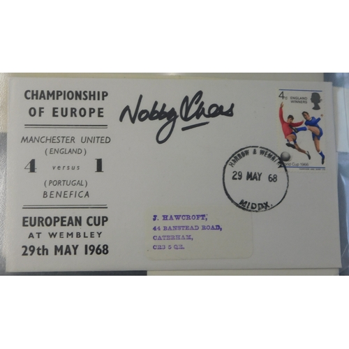 29 - European Cup Final 1968 Manchester United v Benfica. A folder of items relating to the European Cup ... 