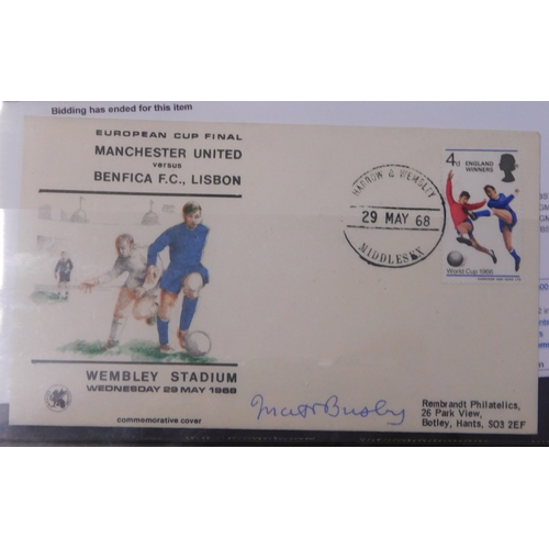 29 - European Cup Final 1968 Manchester United v Benfica. A folder of items relating to the European Cup ... 