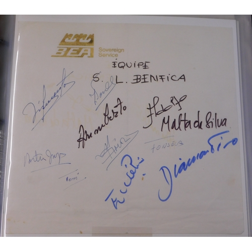 29 - European Cup Final 1968 Manchester United v Benfica. A folder of items relating to the European Cup ... 