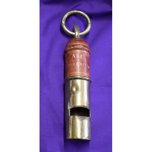 375 - A vintage whistle without a date engraved at the top 